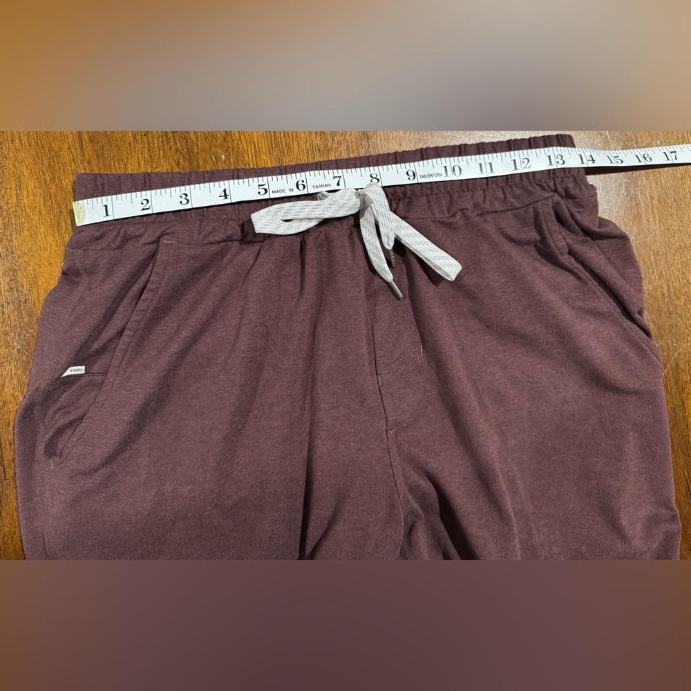 Vuori Men's Ponto Performance Pants in Burgundy - Medium - Picture 7 of 14